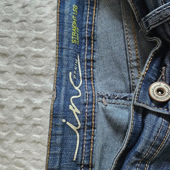 inc Straight Leg Curvy Fit Jeans - Size 6 - Picture 6 of 7